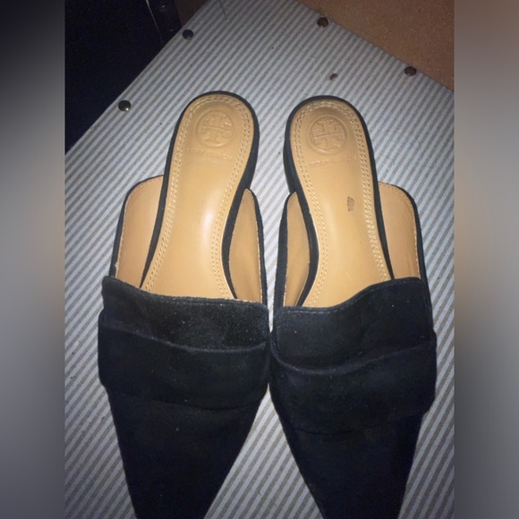 TORY BURCH SUEDE MULES - Picture 2 of 7